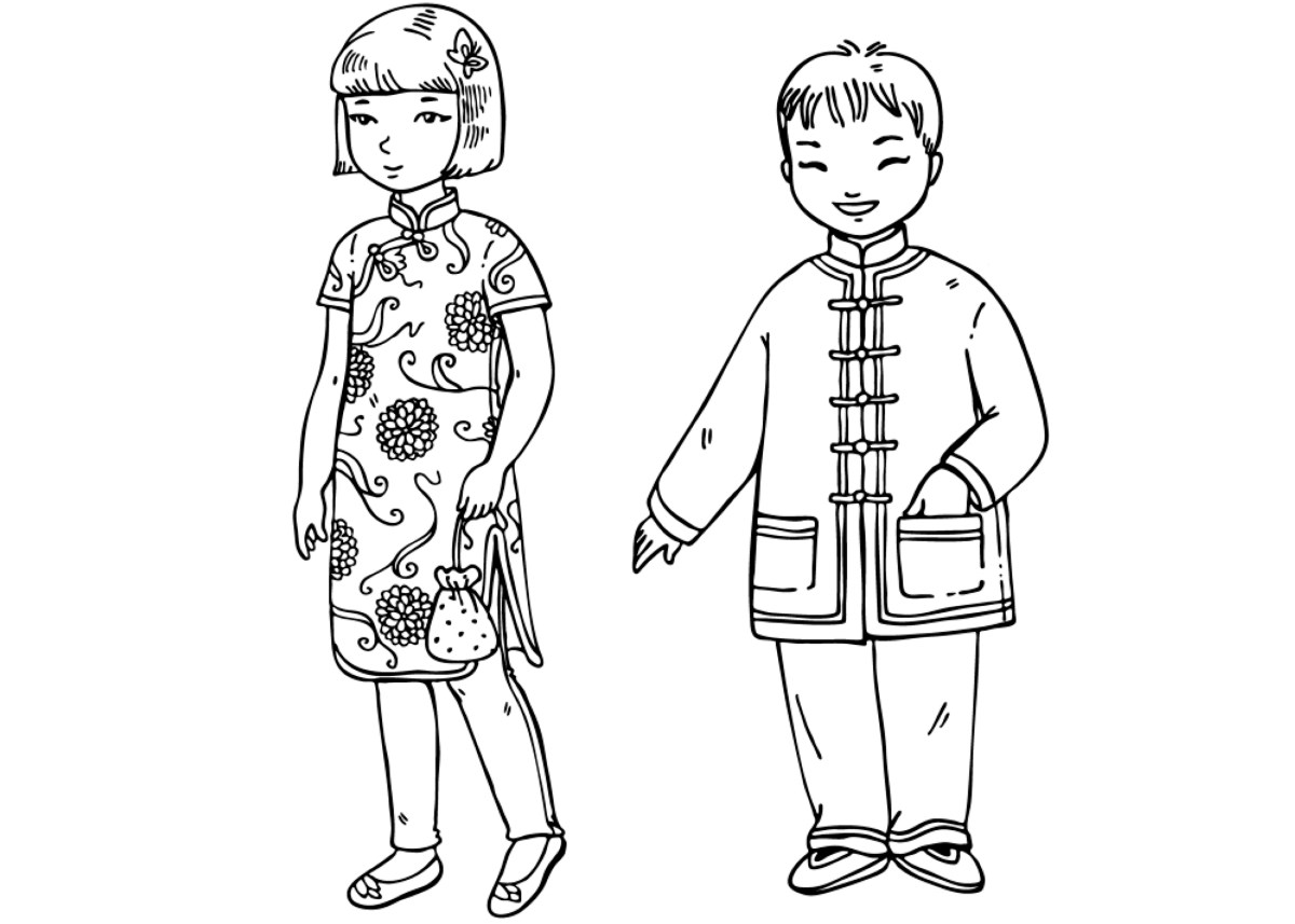 Chinese Coloring Pages Free Printable