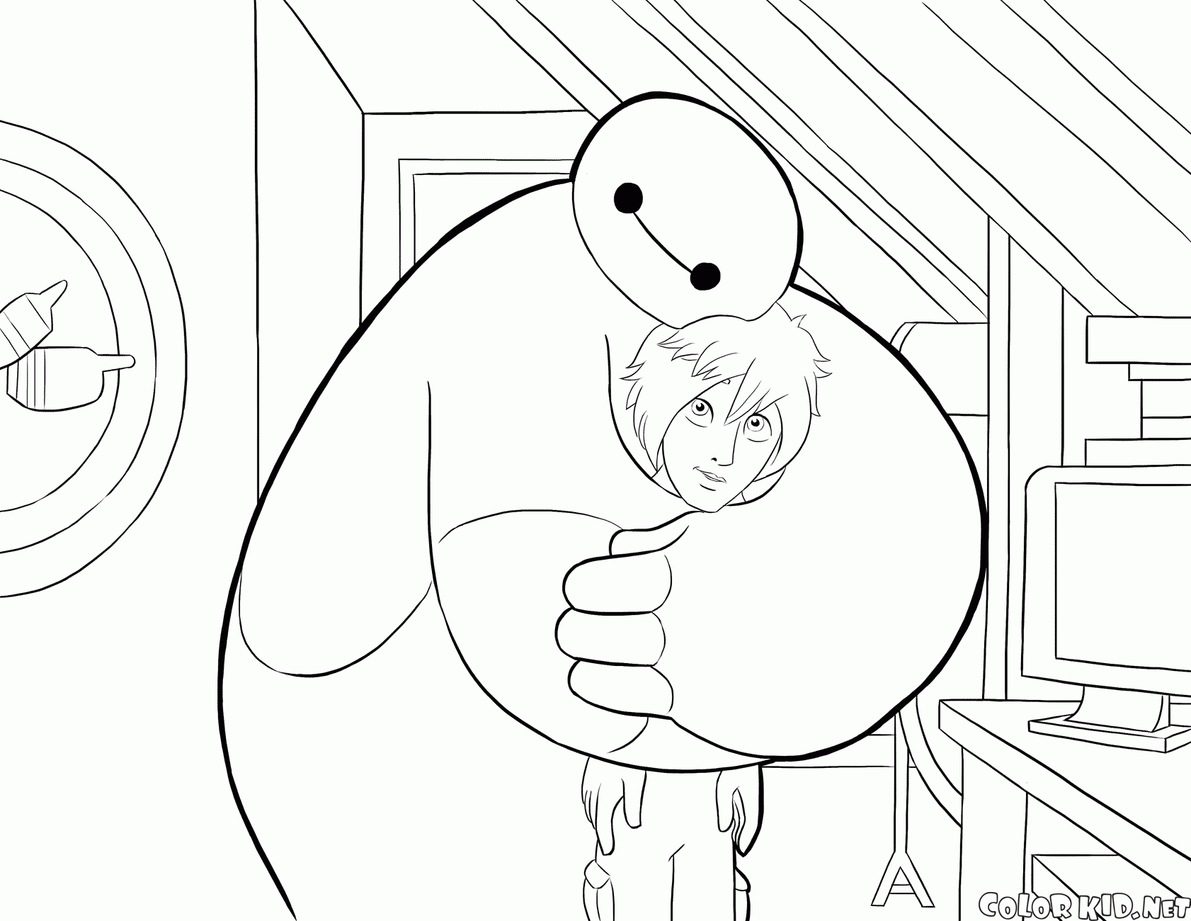 Friends Baymax and Hiro