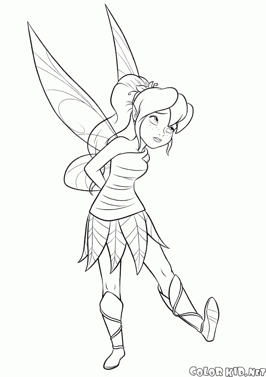 Coloring page   Disney Fairy