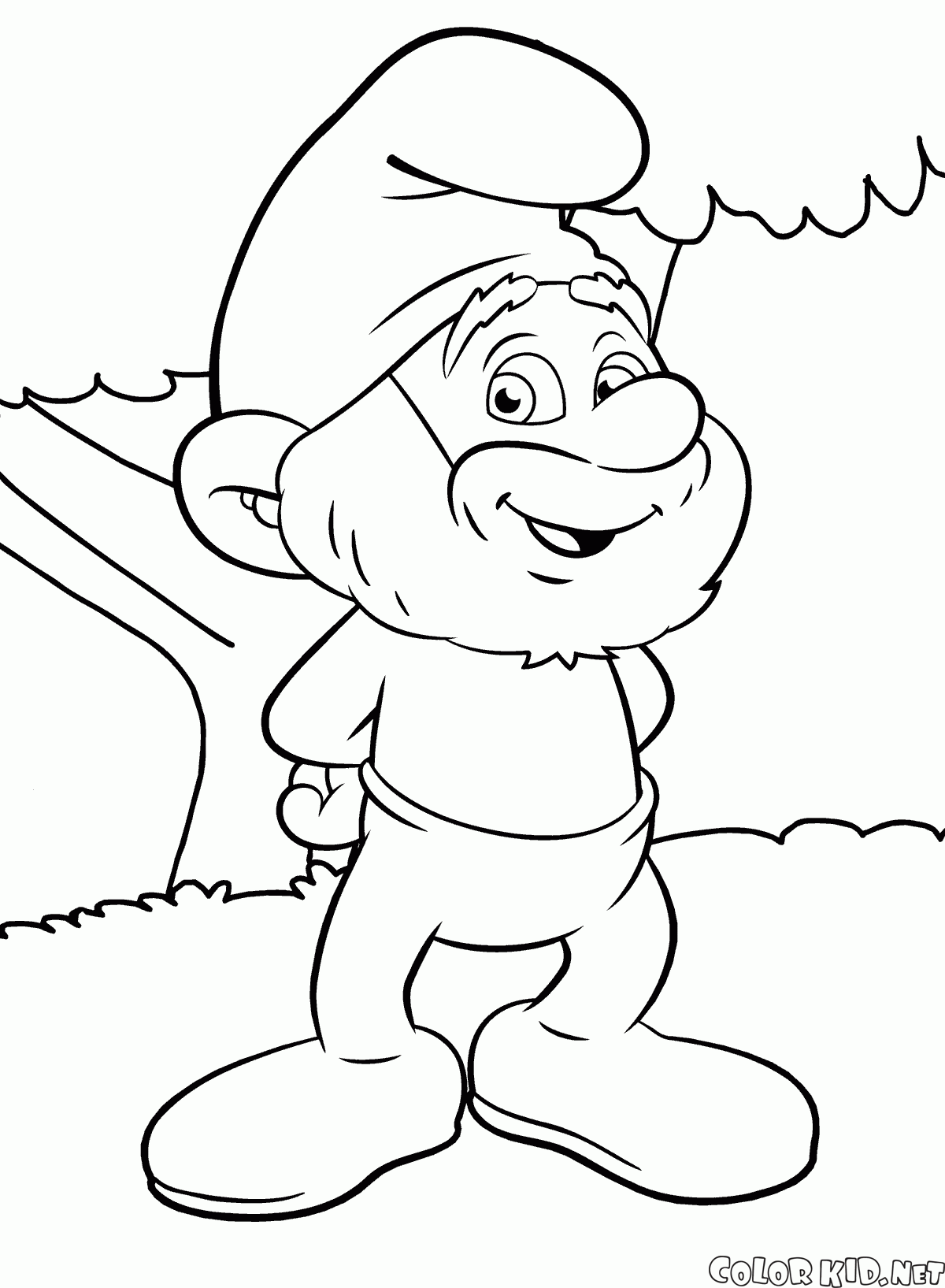 Coloring page - The Smurfs