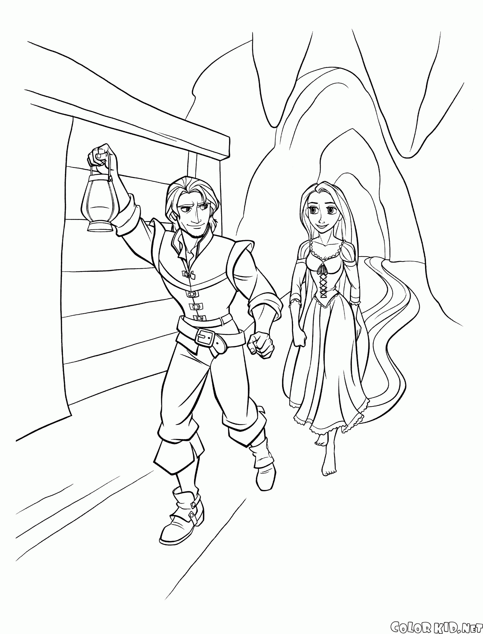 Flynn and Rapunzels Escape