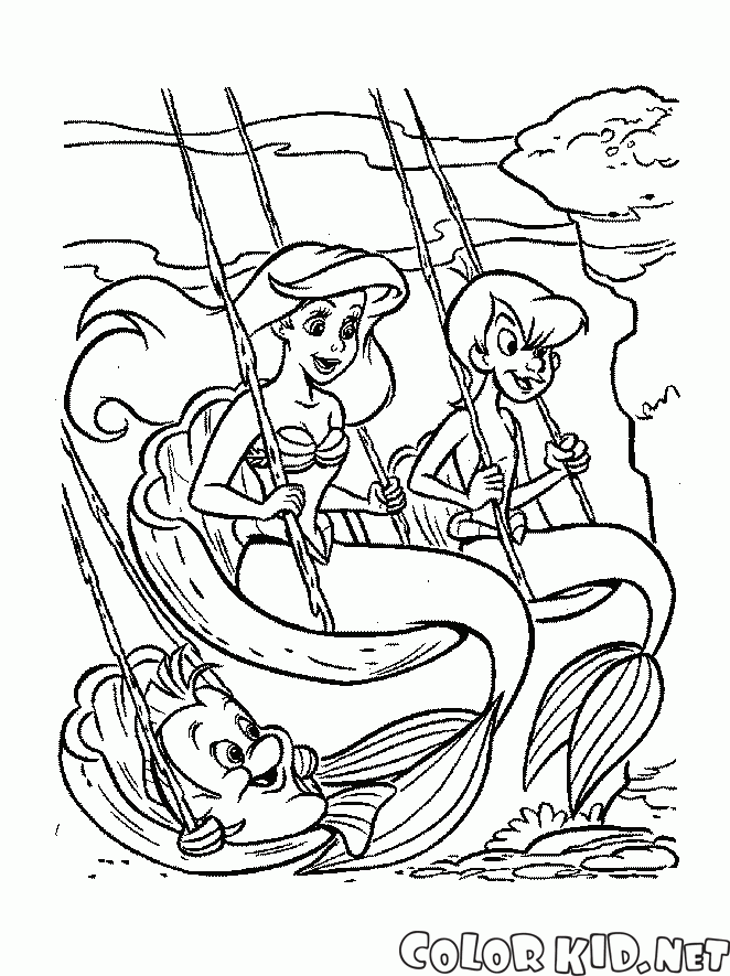 Mermaid with a friend