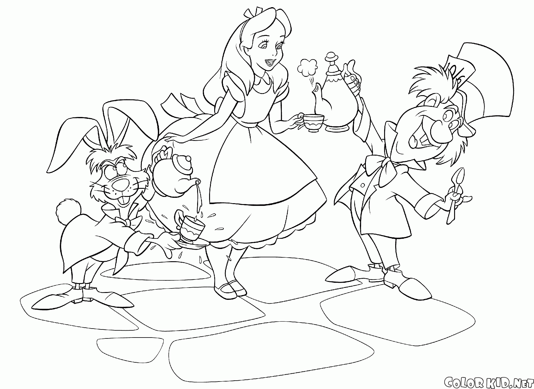 Hare, Alice and Hatter