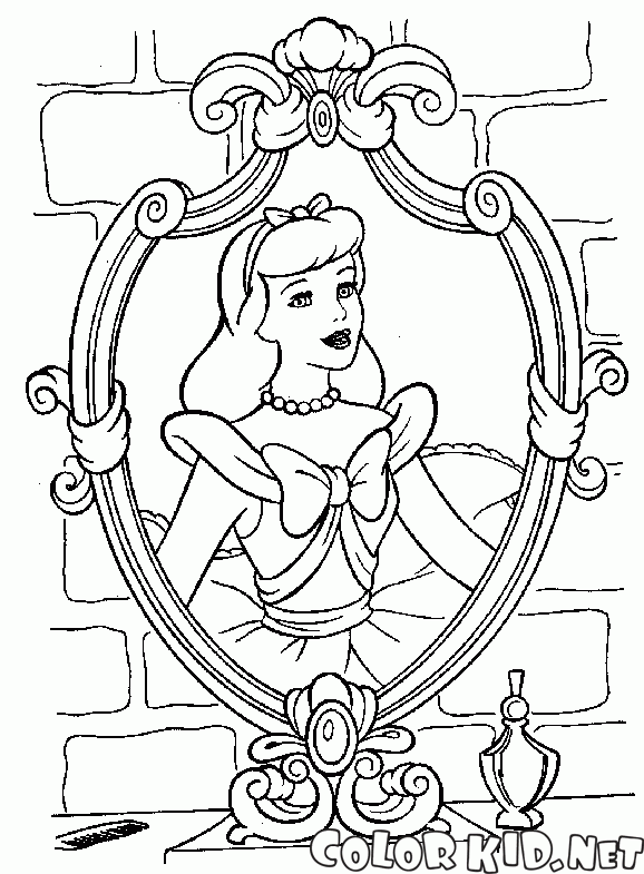Cinderella and the mirror