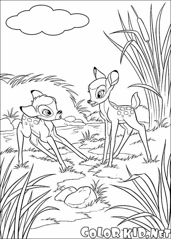 Bambi meets Faline