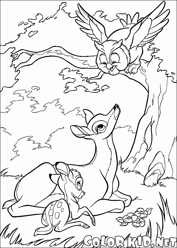 Bambi and his mother