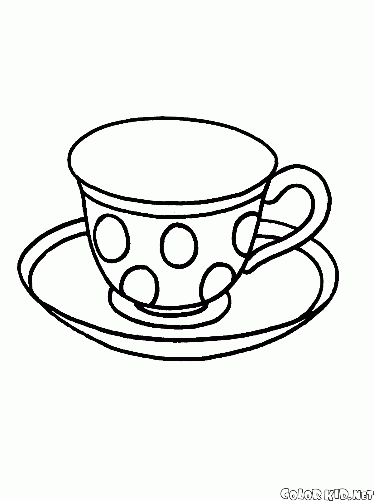 Coloring page Cup