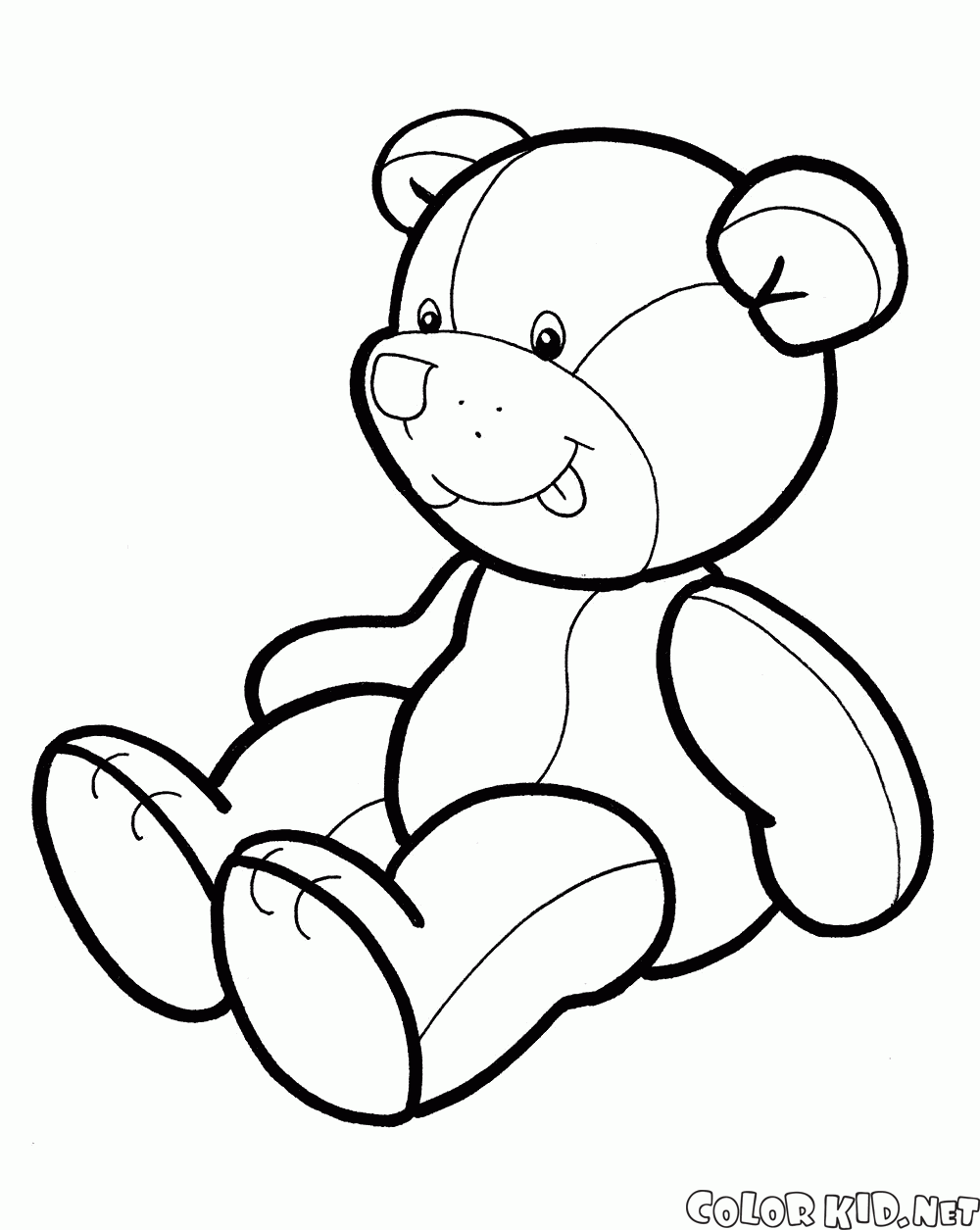 Coloring page - Teddy bear
