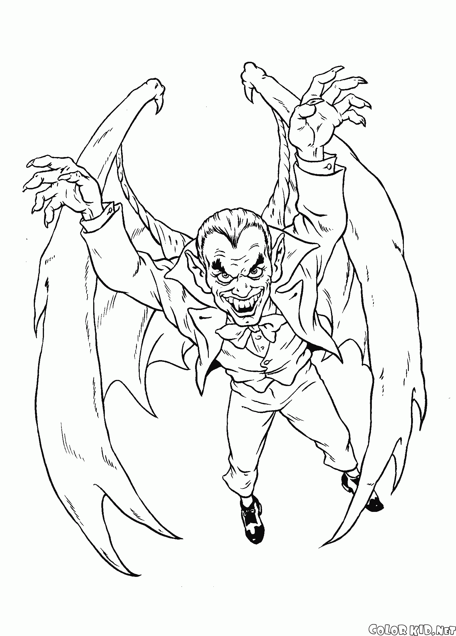 Vampiro Desenho Para Colorir - Ultra Coloring Pages