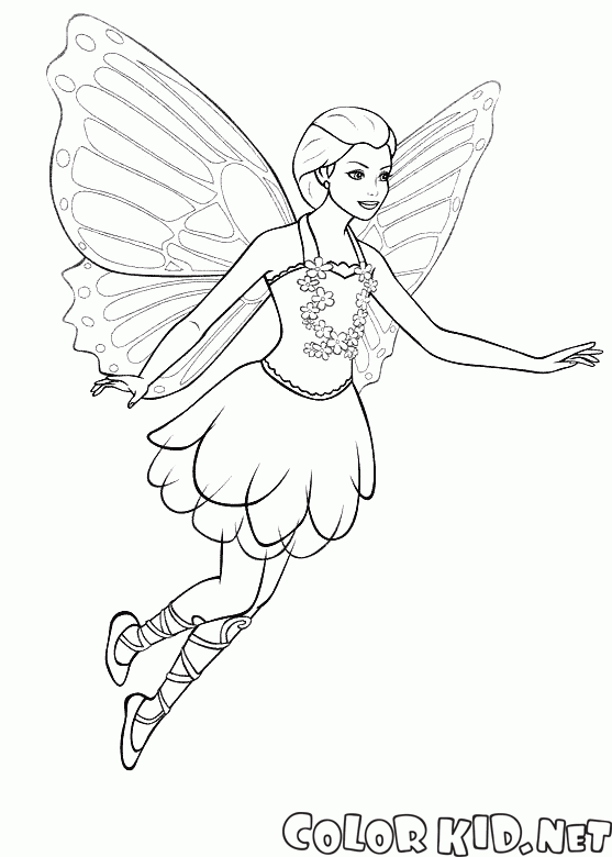 Kind fairy butterfly