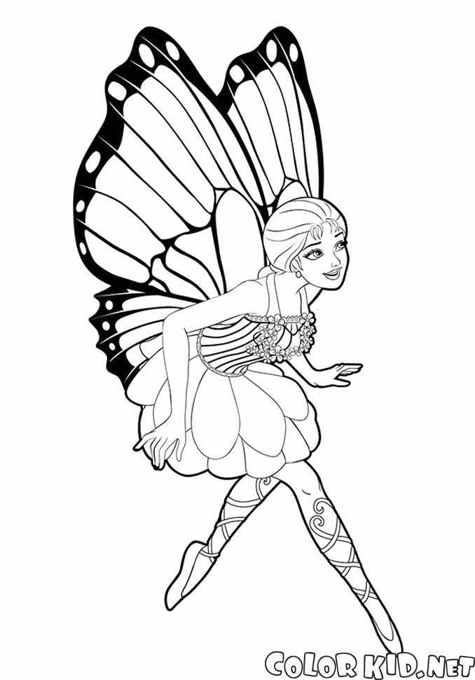 Butterfly-Fairy dancing