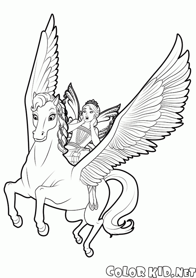 Fairy and Pegasus