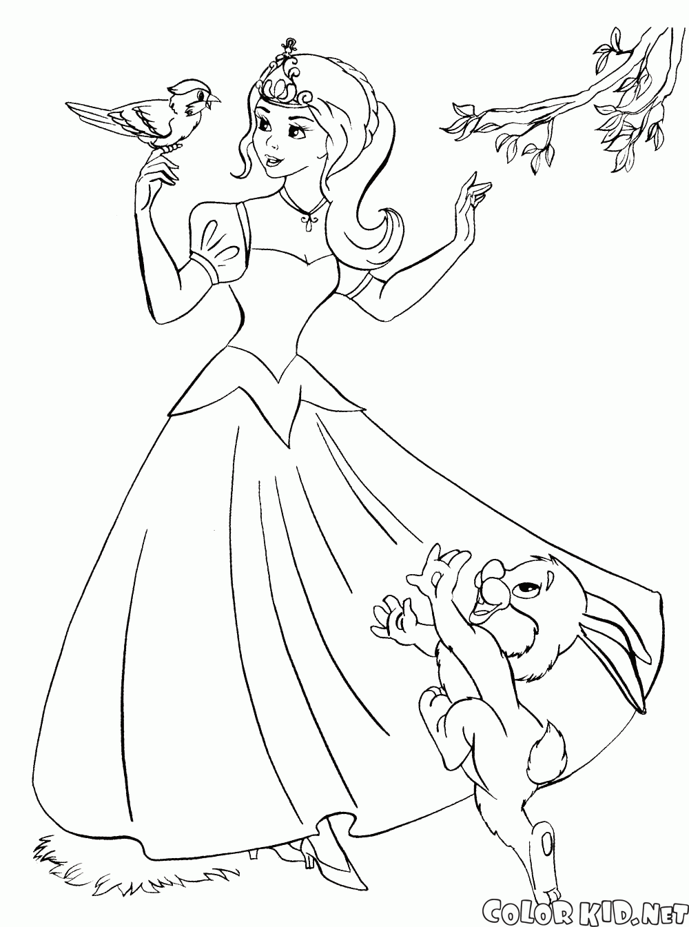 The Princess and the good animals