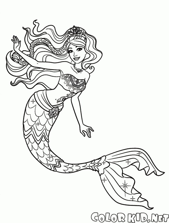 Stylish mermaid