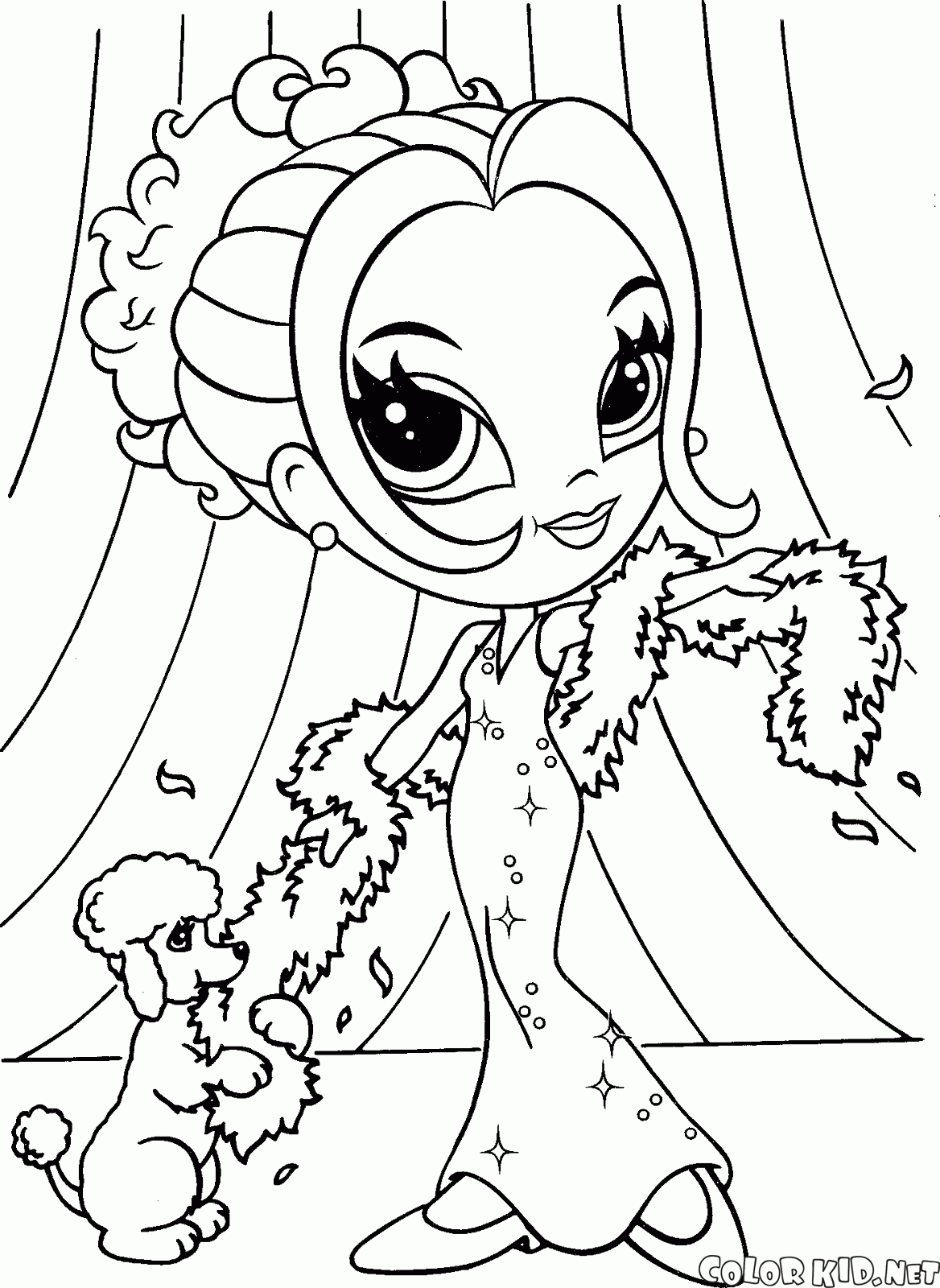 Coloring page - Finery coloring-page-finery