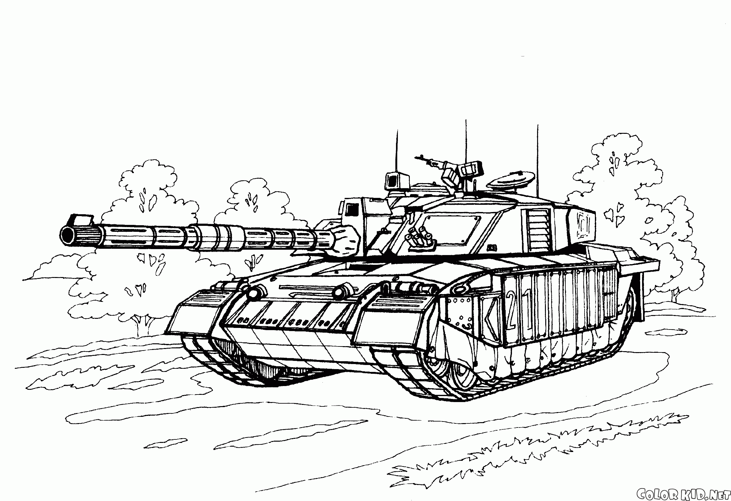 Coloring Page Tank UK Coloring Page Tank UK