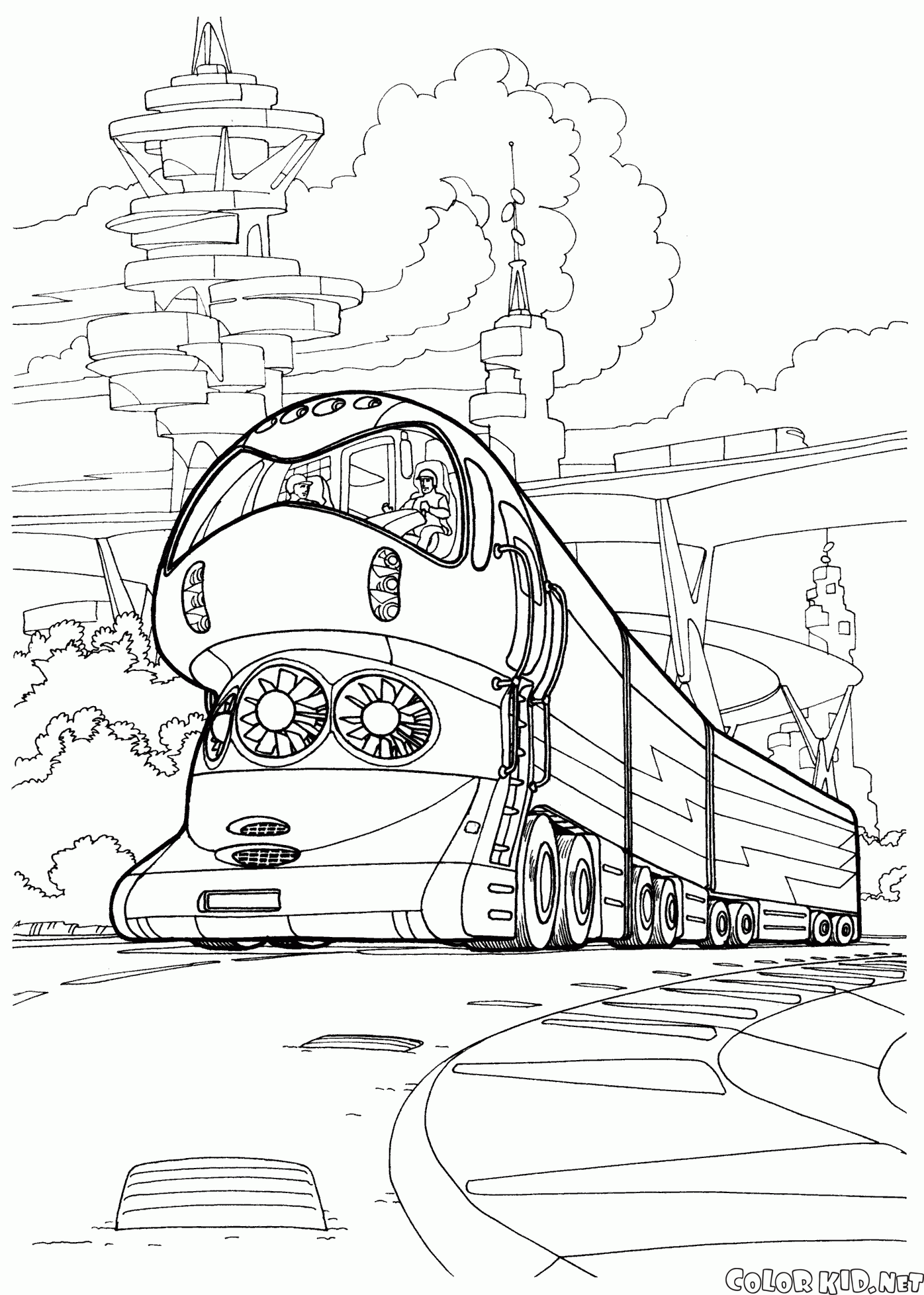 The high-tech train
