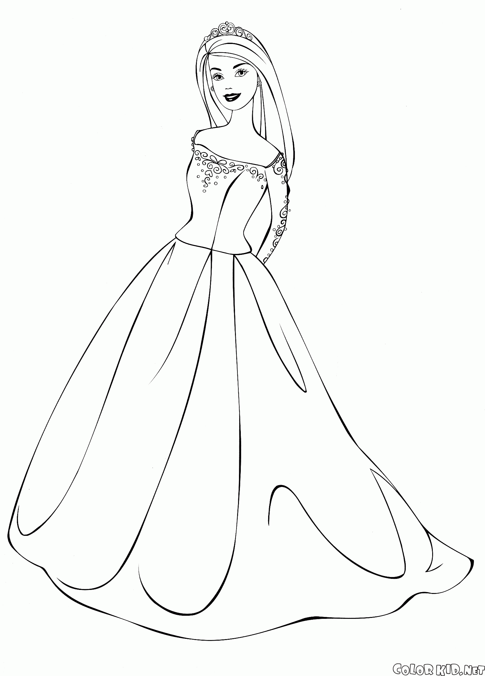 Barbie in a wedding dress