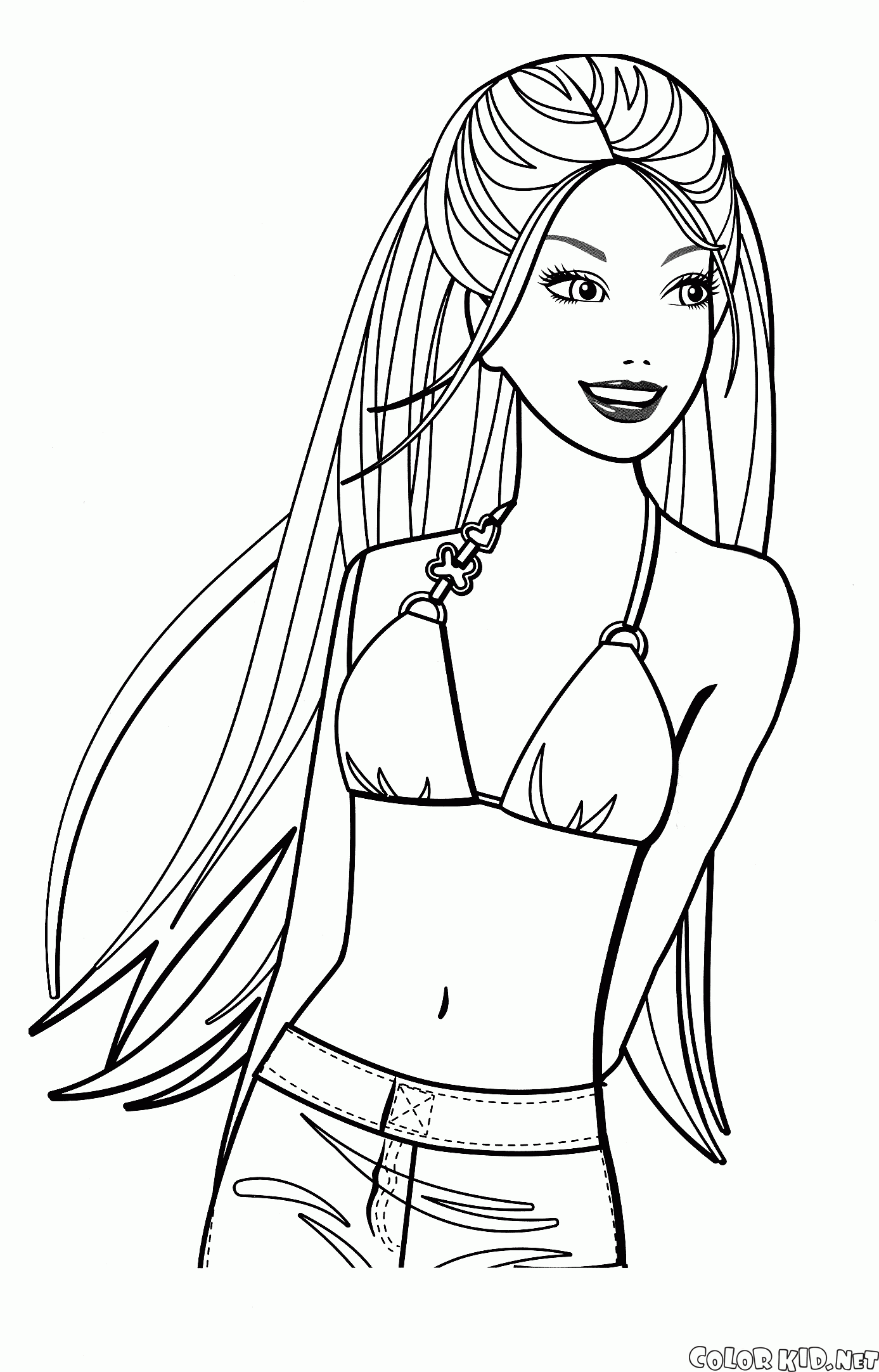 Barbie in a bathing suit