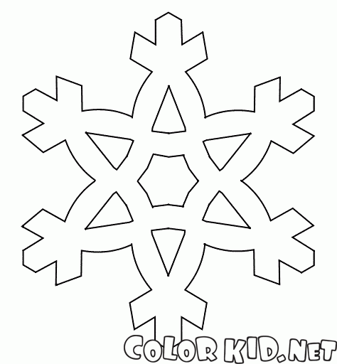 Snowflake for children