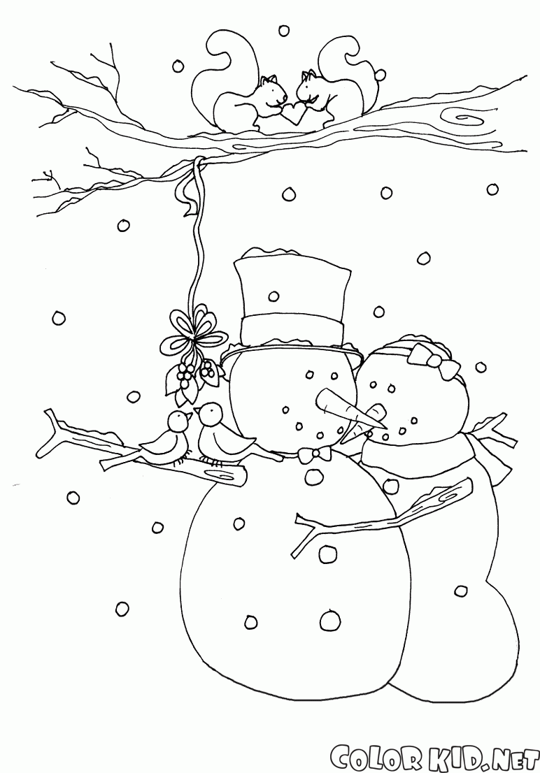 Two snowmen