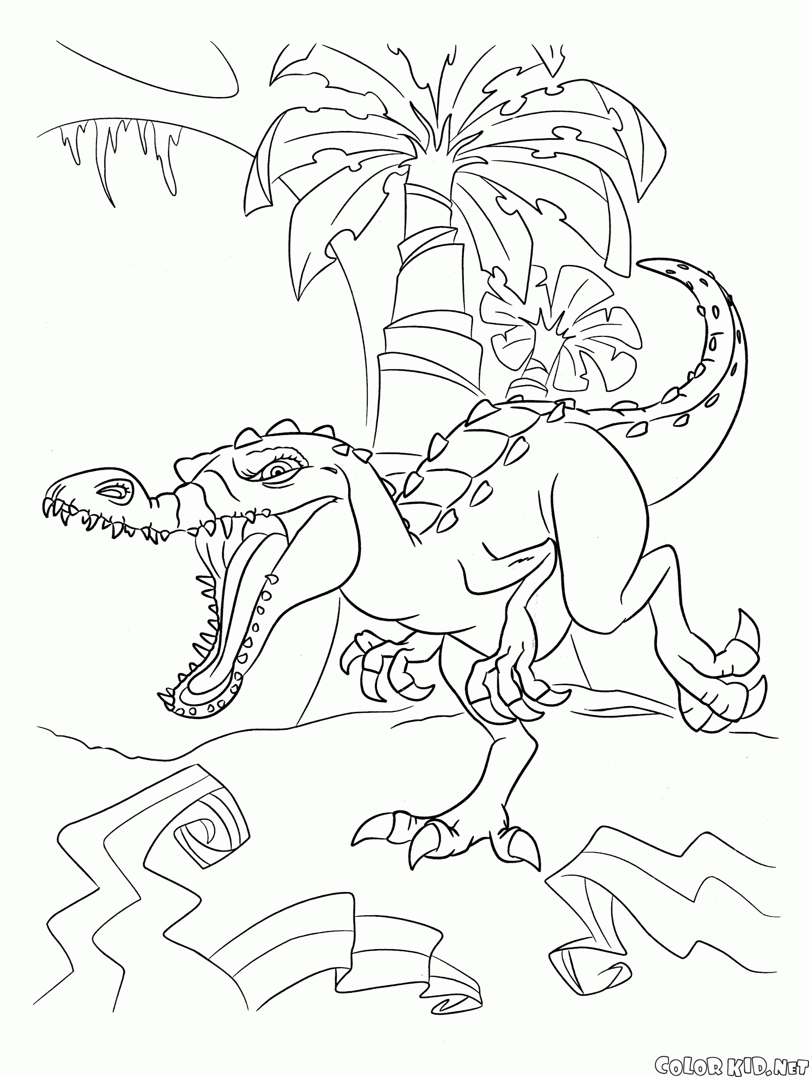 Coloring page - Ice Age: Dawn of the Dinosaurs