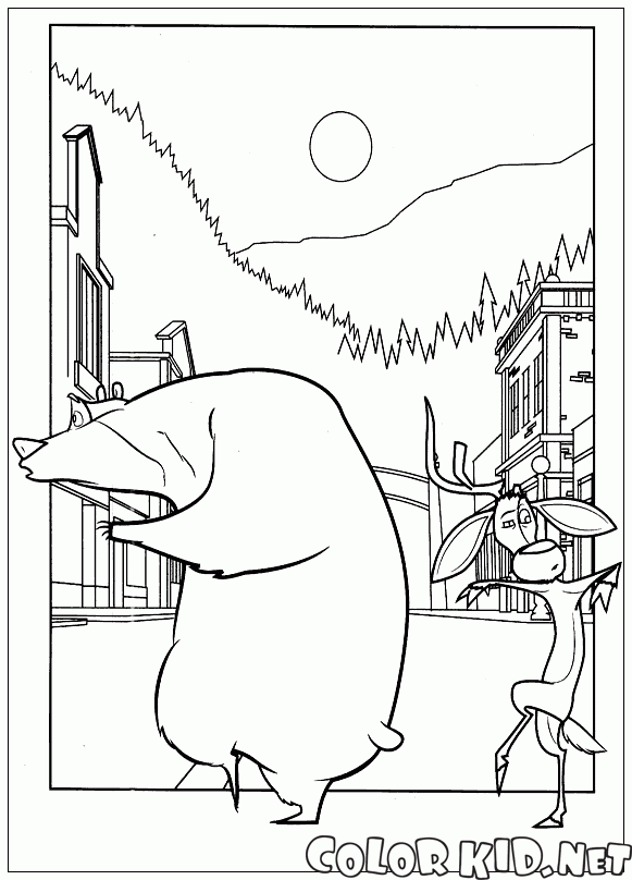 Download Coloring page - Open season