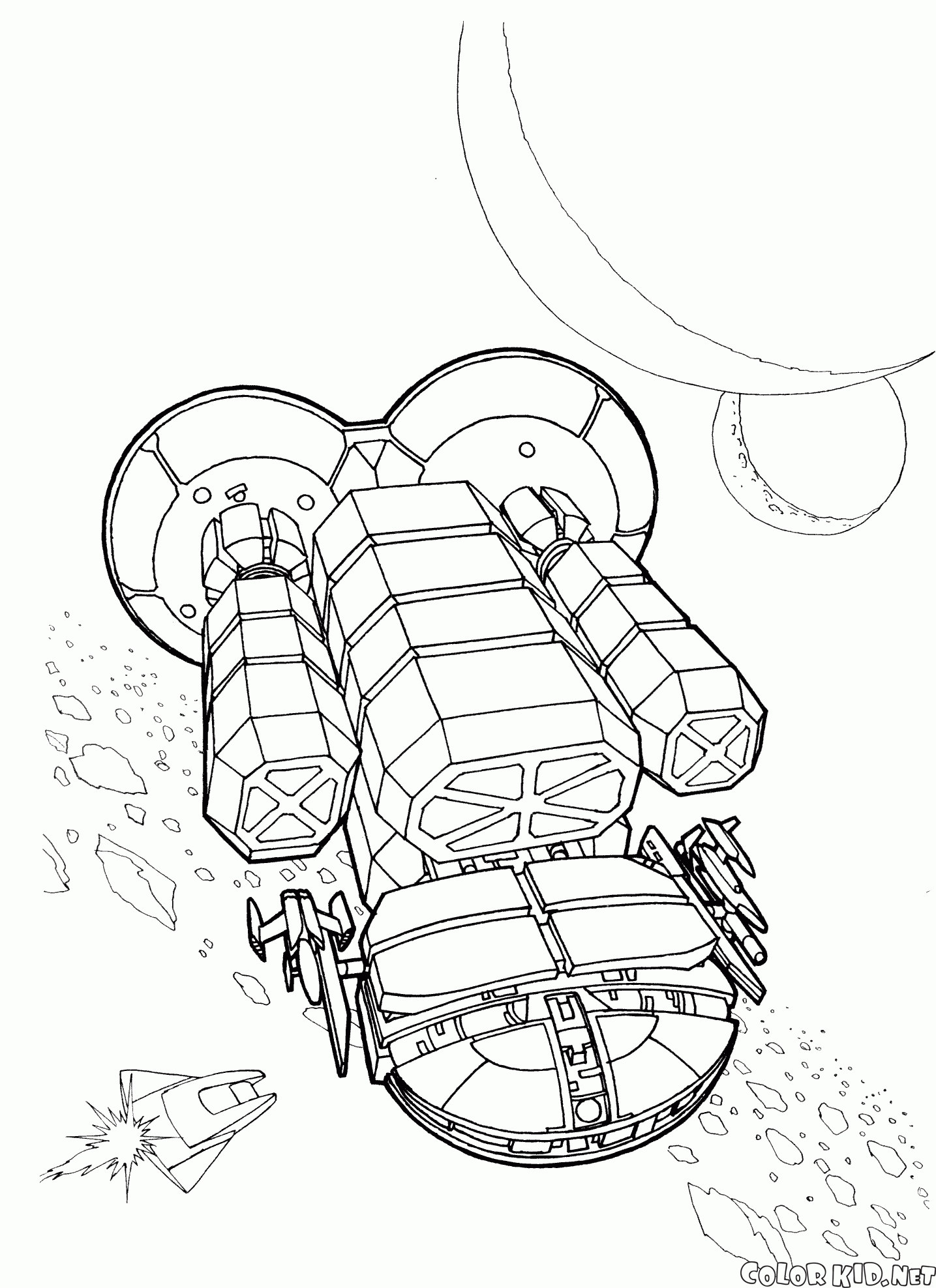 Futuristic Gun Coloring Page Coloring Pages