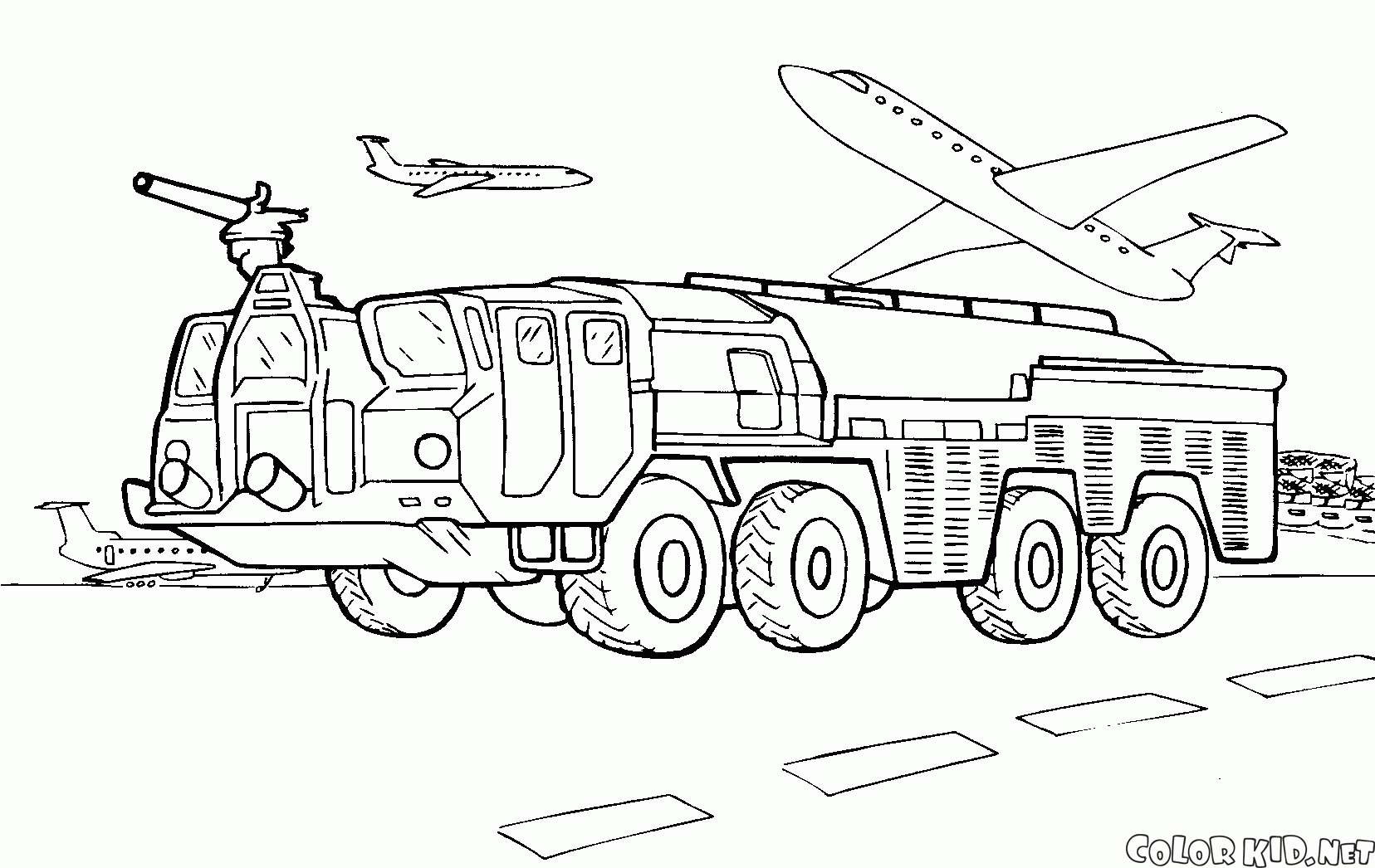 Coloring page - Special cars