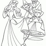 Princess Aurora and Fairies