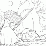 Merida rescues her mother