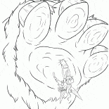 Fairy helps the monster