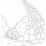 Stone tower of monster