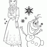Anna and Olaf