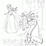 Elsa injures her sister