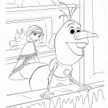 Olaf saw Kristoff