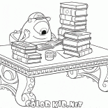 Mike at the library