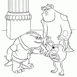 Mike learns to frighten