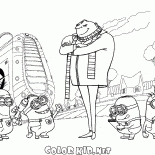 Gru and minions