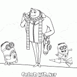 Gru and loyal Minions