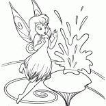 Tinker Bell and the water
