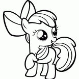 The youngest pony