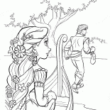 Rapunzel and Flynn Travel