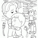 Boy and dad