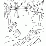 Tools are resting