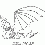 Toothless and Hiccup
