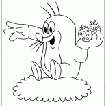 Cheerful little Mole