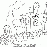 Mole and locomotive
