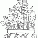 Trolley with food