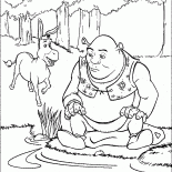 Shrek in the marshes